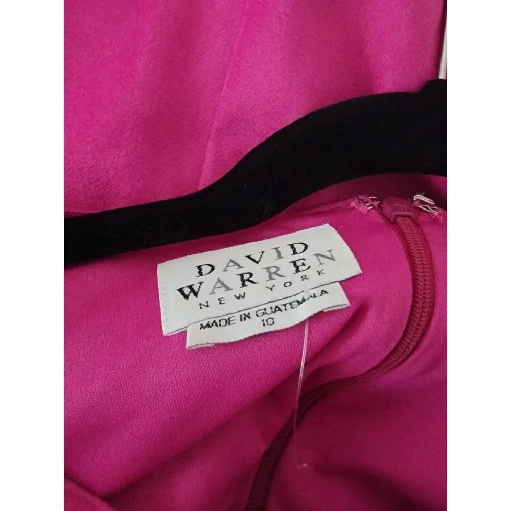 David Warren New York Faux Suede Retro Style Dress